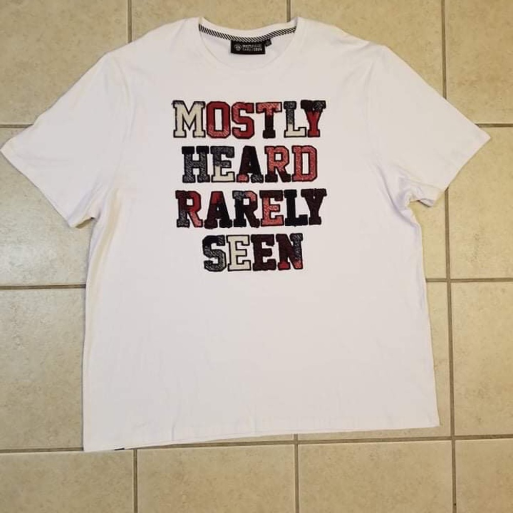 Men's XXL Mostly Heard Rarely Seen T-shirt